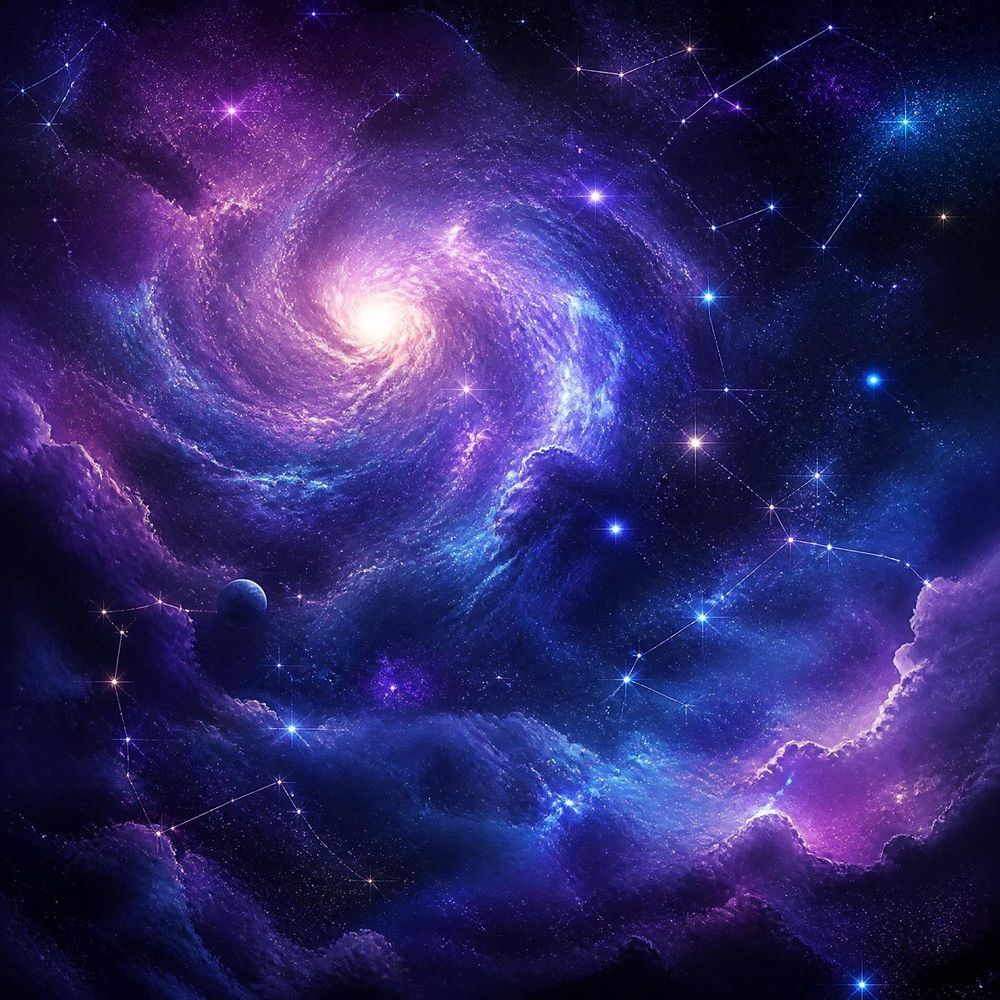 Cosmic Starfield wall art